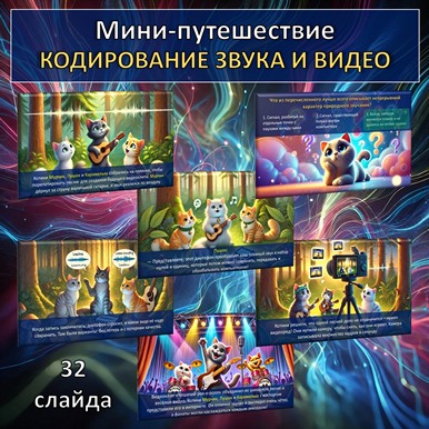 Мини-путешествие по теме «Кодирование звука и видео», презентация